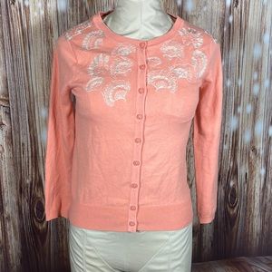 Anthropologie Sparrow Cotton Cashmere Cardigan Sweater Small